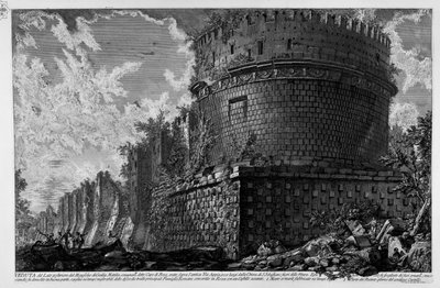 Mausoleum of Cecilia Metella by Giovanni Battista Piranesi